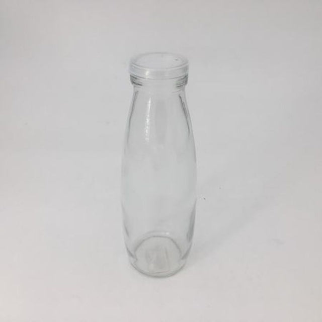 Set of 12 sleek 470ML BPA-free glass bottles with secure lids, perfect for hydration and eco-friendly living.