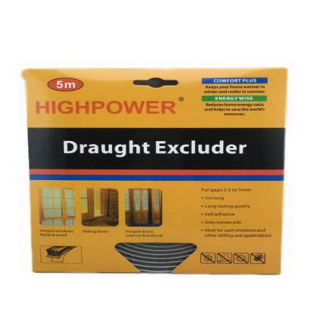 Premium 5M draught excluder in a pack of 12, designed to seal gaps and prevent cold drafts for home comfort and energy savings.