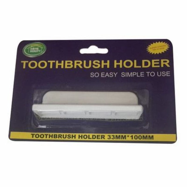 Set of 12 stylish and hygienic toothbrush holders, measuring 33mm x 100mm, perfect for organized bathroom storage.
