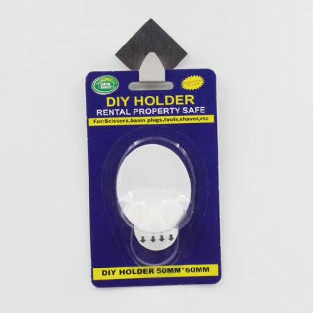 Set of 12 compact shaver holders (5x6cm) designed for organization and stability in bathrooms or travel.