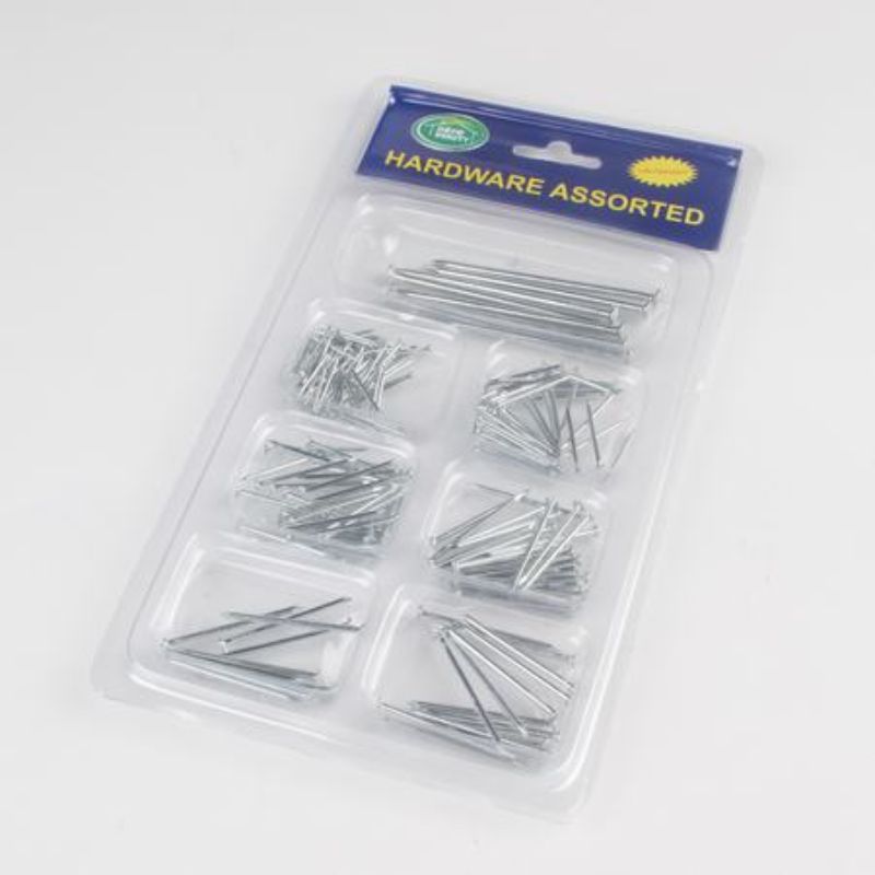Assorted screw nuts set containing 12 packs, perfect for diverse fastening needs in DIY and professional projects.