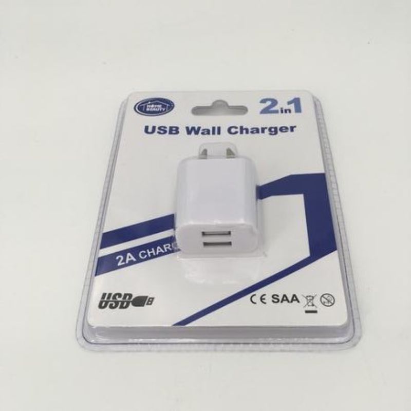 Set of 12 compact 2A wall chargers designed for fast, safe charging of USB devices, perfect for home or office use.