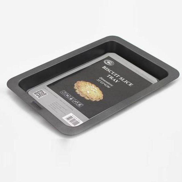 Set of 12 premium cookie trays, 33 x 23 x 3.5CM, ideal for baking and displaying assorted treats with ease.