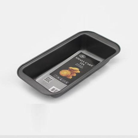 Set of 12 small cake tins (25 x 13 x 6CM), perfect for even baking, non-stick, stackable, and ideal for various desserts.