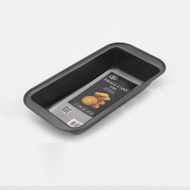 Set of 12 small cake tins (25 x 13 x 6CM), perfect for even baking, non-stick, stackable, and ideal for various desserts.