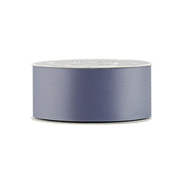 Dark grey satin ribbon set of 5, 2.5cm wide and 21 yards long, perfect for crafts, gift wrapping, and elegant decorations.