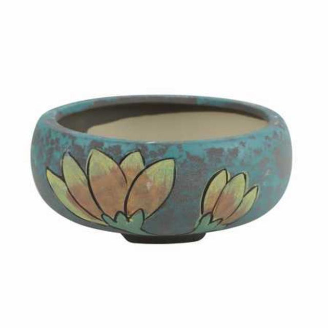 Set of 12 vibrant yellow flower pots, each measuring 15 x 6.5 CM, perfect for indoor or outdoor decor.