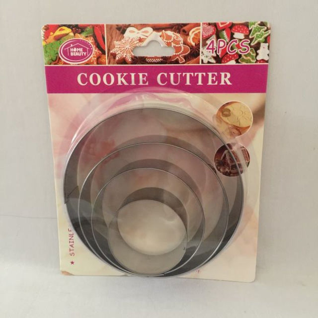 Set of 4 premium cookie cutters for fun shapes, ideal for baking cookies and crafts, easy to clean and maintain.
