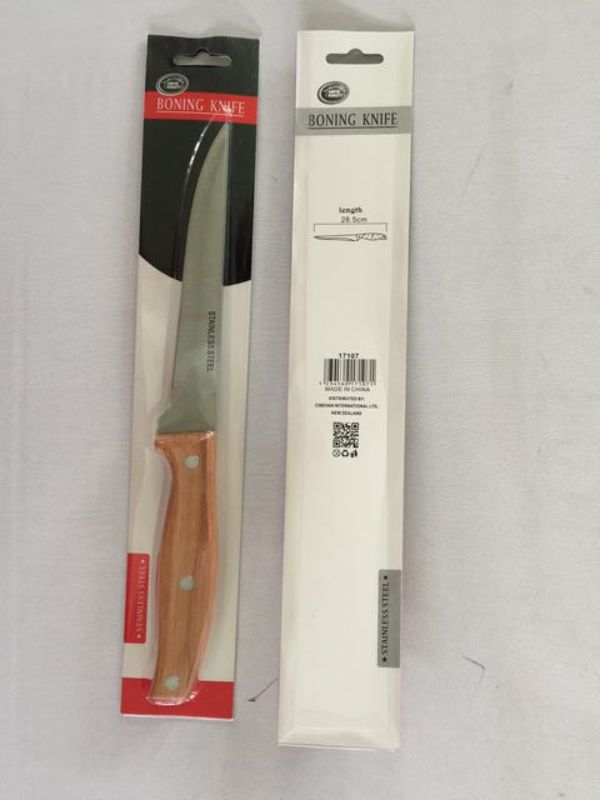 Set of 12 professional boning knives with sharp, flexible blades for precise filleting and deboning, featuring ergonomic handles.
