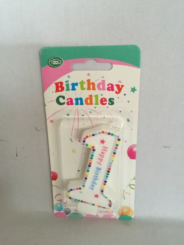 Birthday Candles - 1 (Set of 12)