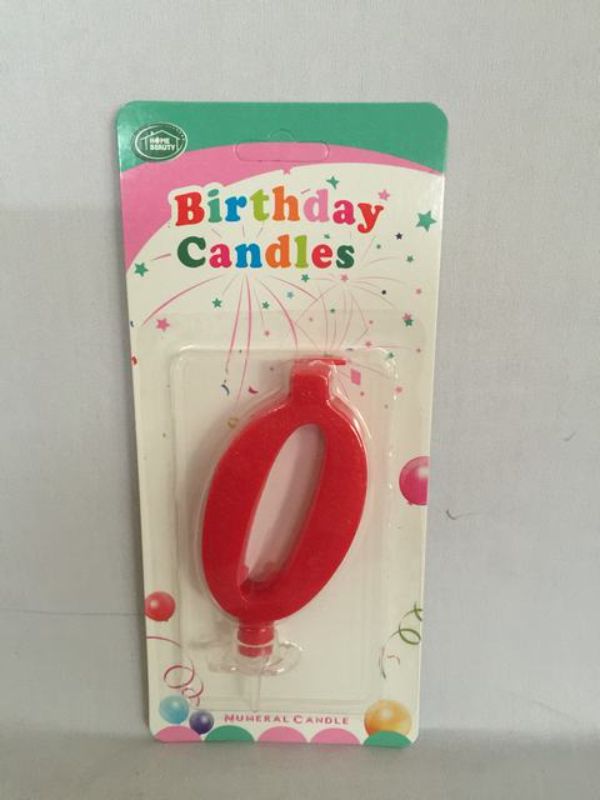 Vibrant red birthday candles set of 12, perfect for adding excitement to any birthday cake and celebration.