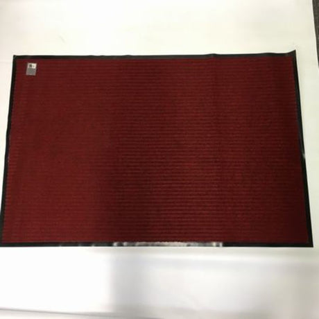 Vibrant red door mat set of 6, each 78 x 118cm, with non-slip backing for durability and stylish entryways.