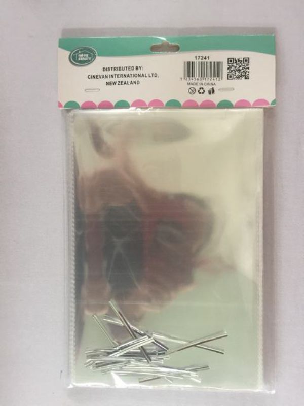 Clear Seal Cello Bags (16 x 23cm) in bulk, ideal for gifts, retail, and organization with a secure seal for protection.
