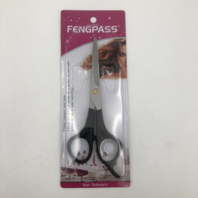 Set of 6 professional 6.5" hair cutting scissors for precise, comfortable haircuts with high-quality stainless steel.