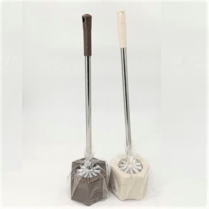 Set of 12 vibrant toilet brushes with durable bristles and ergonomic handles for efficient bathroom cleaning.
