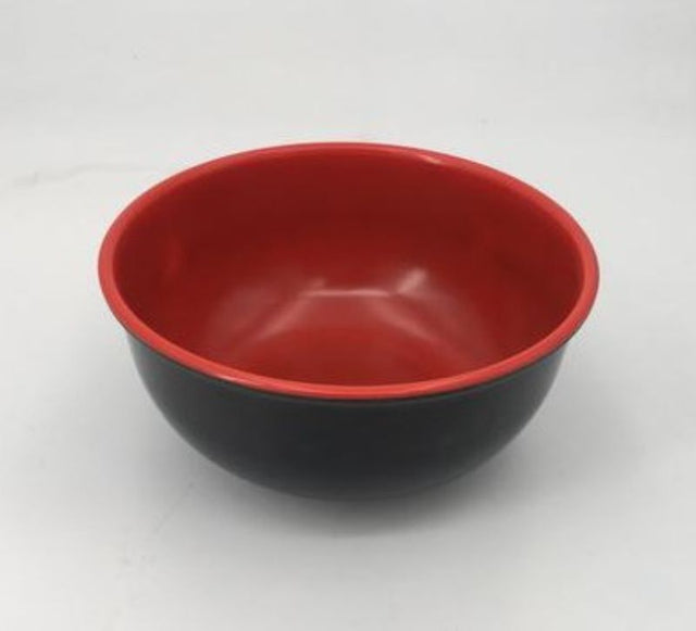 Set of 12 vibrant 19cm melamine bowls, durable and lightweight, perfect for serving salads, snacks, or soups.