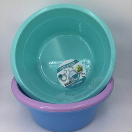 Set of 12 assorted kitchen basins (43 x 18cm) in vibrant colors for food prep, storage, and organization. Durable and easy to clean.