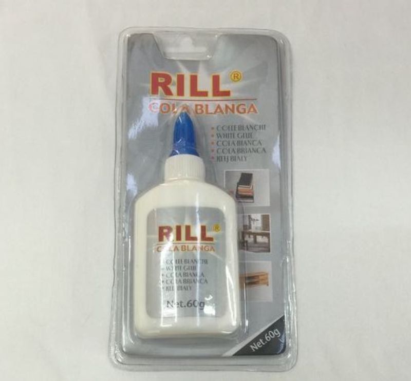 Set of 12 White Glue tubes, each 60g, perfect for crafting and repairs with precision-tip nozzles for easy application.