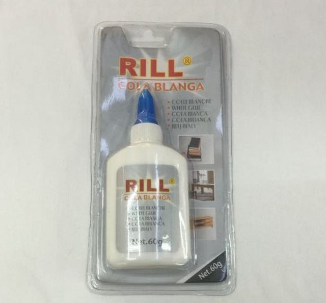 Set of 12 White Glue tubes, each 60g, perfect for crafting and repairs with precision-tip nozzles for easy application.