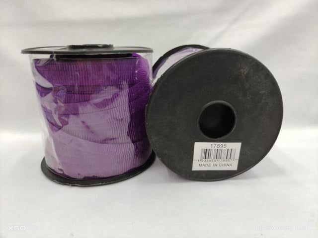 Set of 12 vibrant purple ribbons for crafting, decorating, and gifting, made from soft, durable materials.