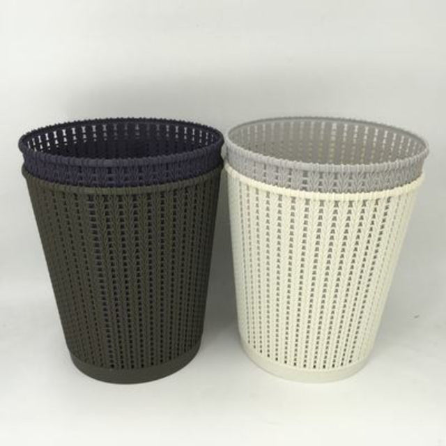 Assorted rubbish bins set of 12 in various colors for stylish waste management in homes and offices.