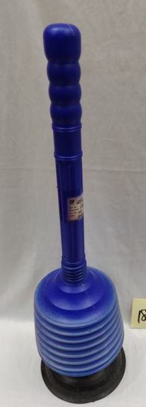 Blue toilet plungers set of 12, designed for effective unclogging, with durable handles and vibrant color for easy visibility.