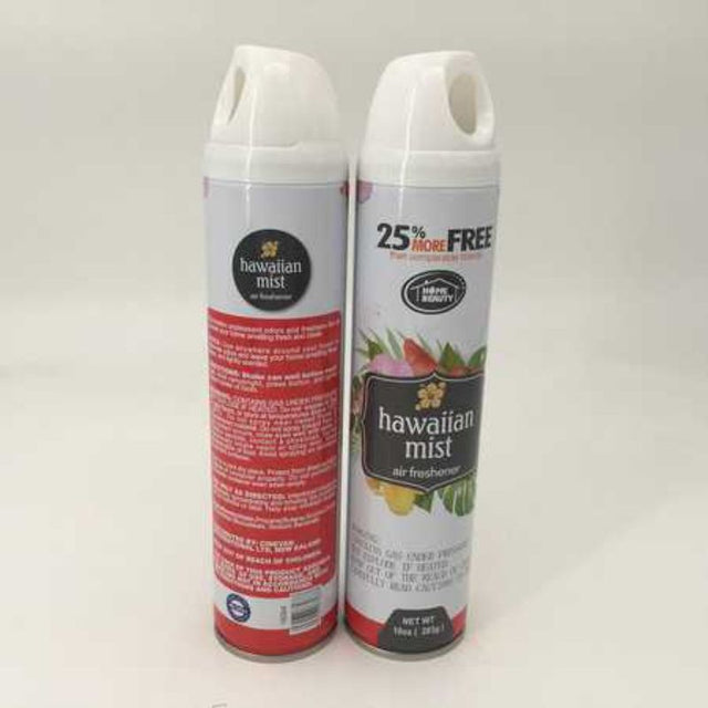Tropical Hawaiian Mist air fresheners (set of 12) for long-lasting, uplifting floral and fruity scents in any space.