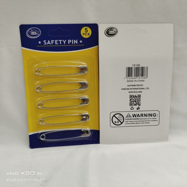 Set of 60 durable safety pins in 12 packs, ideal for sewing, crafting, and quick fabric fastening.