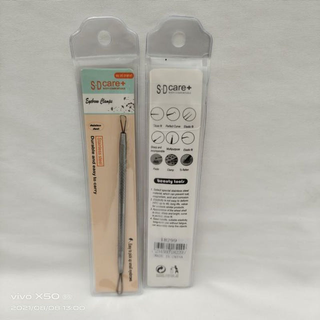 Set of 12 acne needles with various types for safe blemish extraction and clearer skin, housed in a portable case.