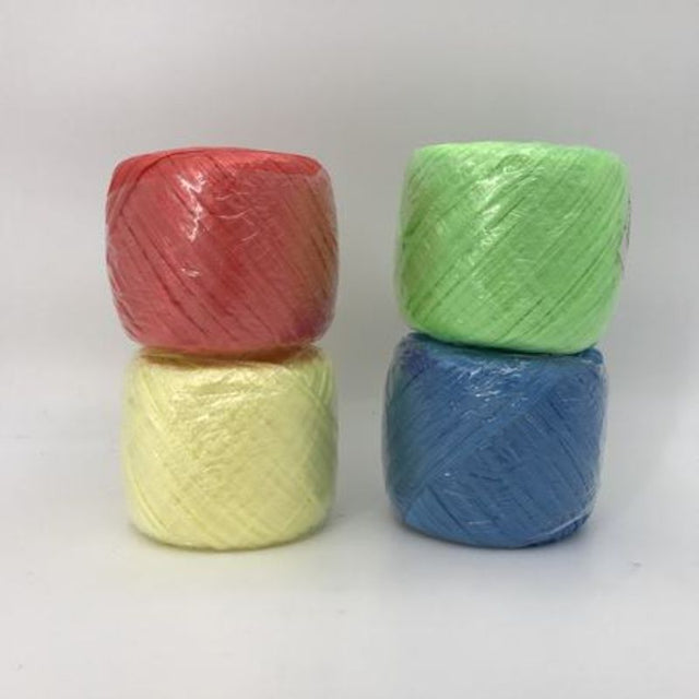 Colorful set of 12 durable plastic ropes, perfect for crafting, gardening, and DIY projects.