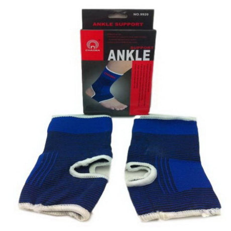 Blue ankle supports set of 12, providing exceptional stability, comfort, and adjustable fit for active individuals and athletes.
