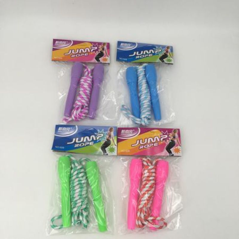 Set of 12 lightweight jumping ropes in assorted colors, perfect for fitness routines, kids' play, or gifts.