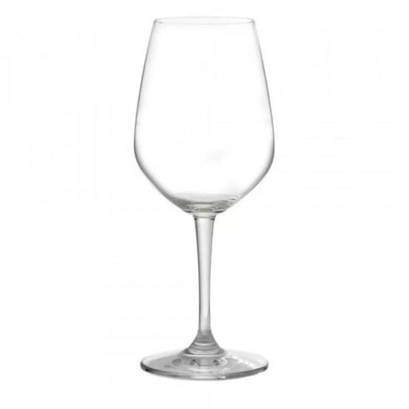 Set of 6 Ocean Lexington wine glasses, 455ml each, premium clear soda-lime glass, perfect for elegant wine serving.