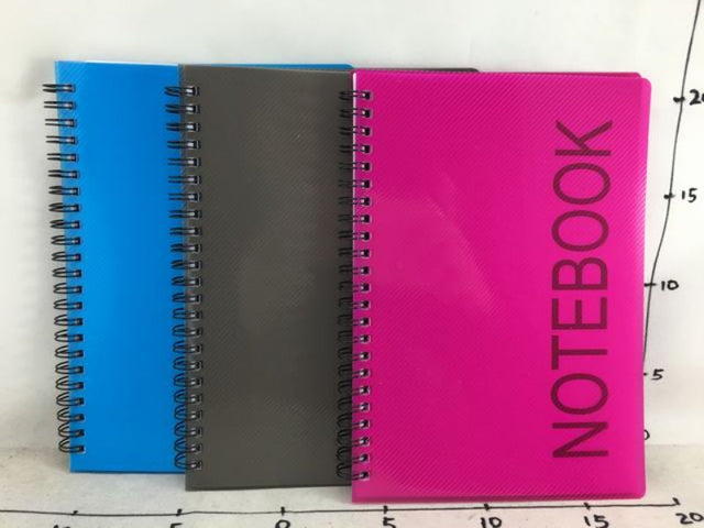 Vibrant set of 6 assorted notebooks, perfect for creative note-taking and organization with high-quality smooth pages.