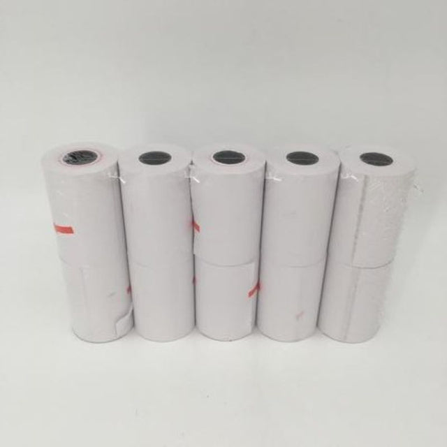 High-quality thermal EFTPOS paper rolls (57mm x 50mm) in 12 packs, ideal for crisp receipts and fast printing in POS systems.
