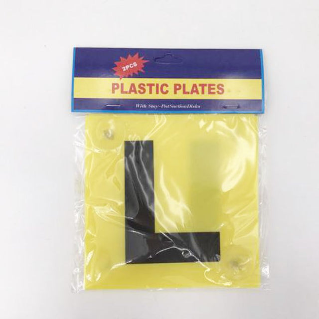 Colorful plastic learner signs in a 12-pack, ideal for enhancing educational engagement in classrooms and home learning.