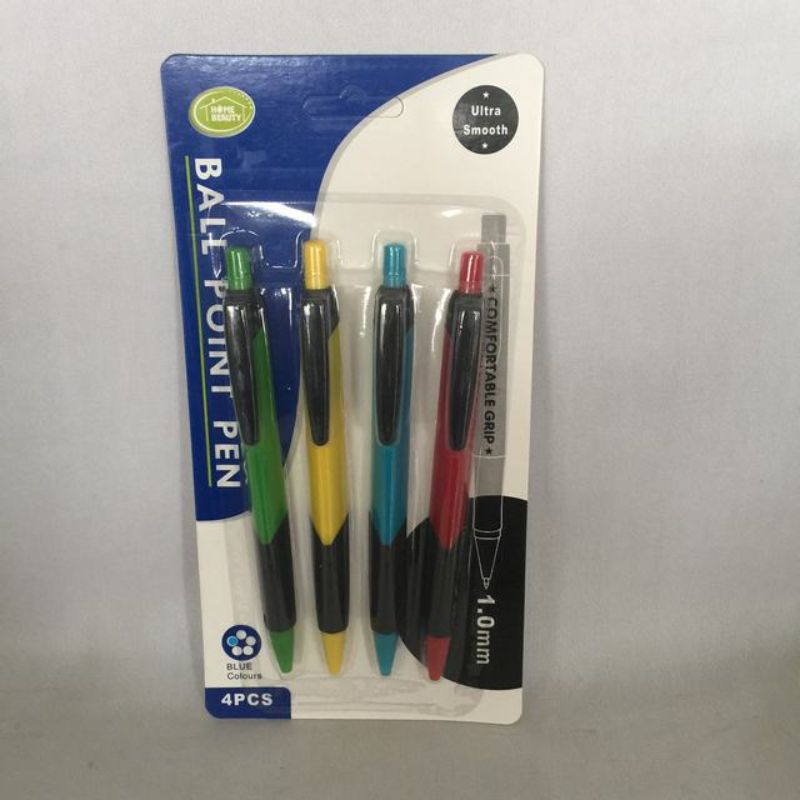 Set of 48 vibrant ballpoint pens in 12 packs, offering smooth writing and ergonomic comfort for home, school, or office use.