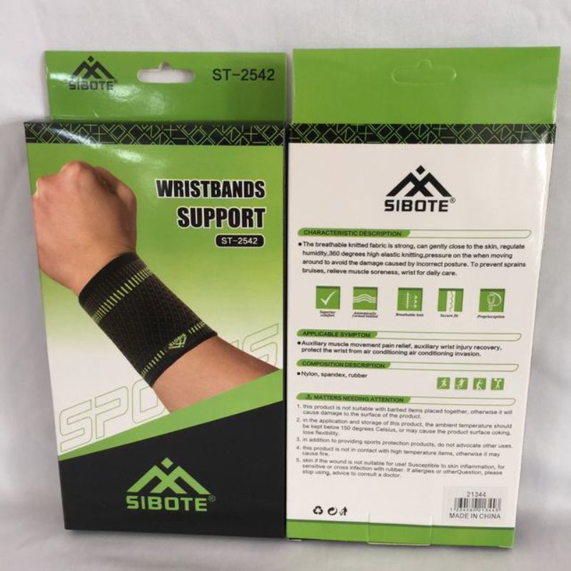 Wrist Support - Black (Set of 12)