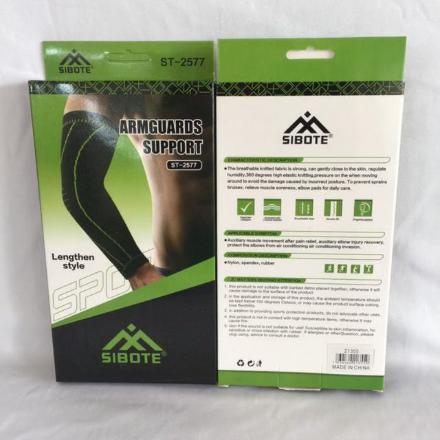 Set of 12 lightweight armguards providing superior protection for sports, hiking, and DIY activities.