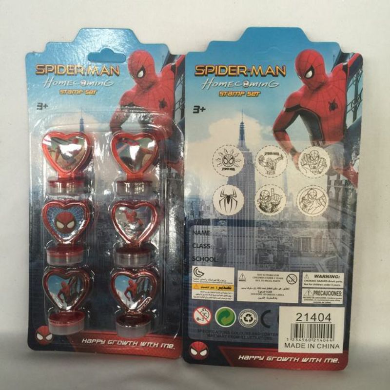 Stamps - Spiderman 6pc Pack (12 Packs)