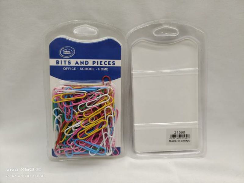 Paper Clips - Colour 100pc Pack (12 Packs)