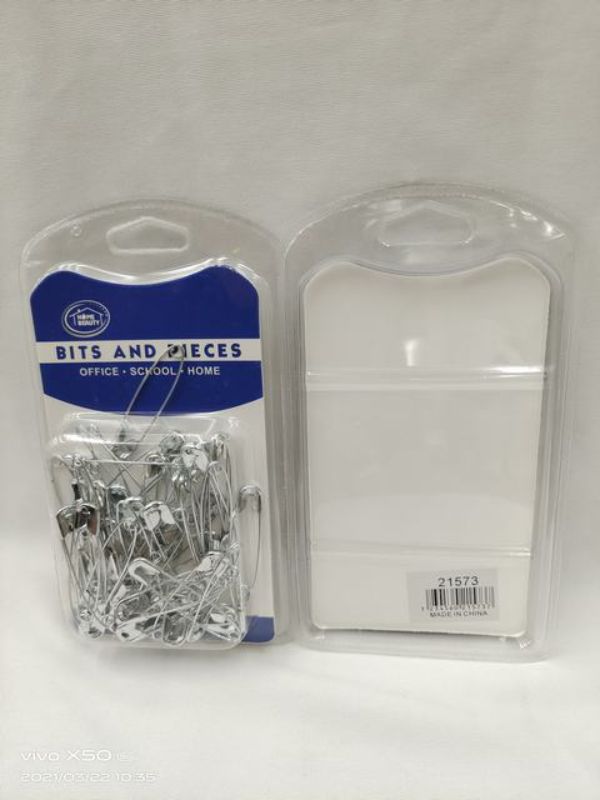 Bulk pack of 720 premium 45mm safety pins, ideal for sewing, quilting, and crafts with durable, reliable design.