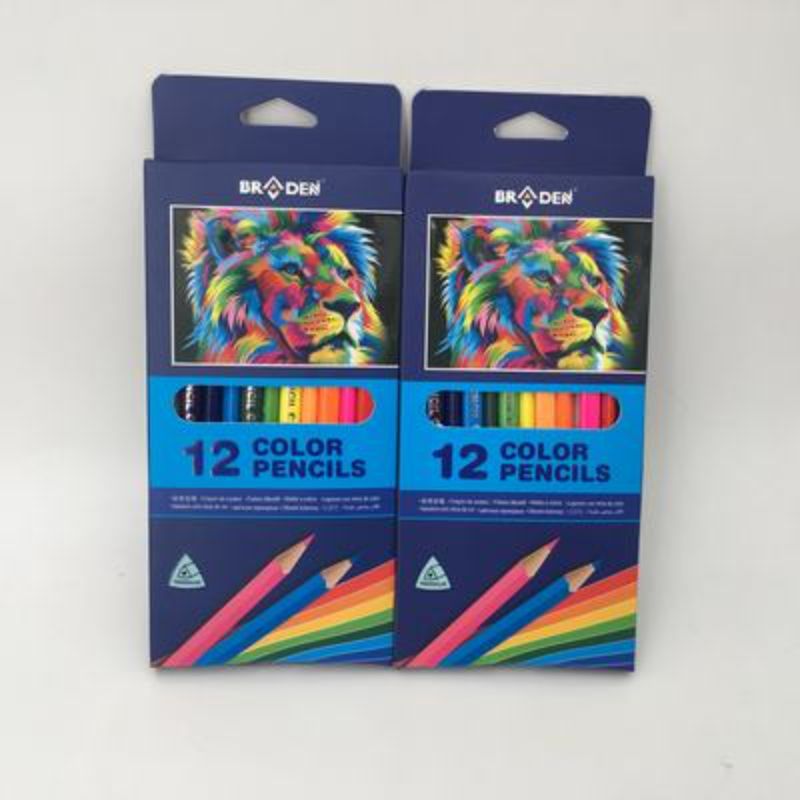 Vibrant 12pc Colour Pencils in 8 packs, ideal for artists, non-toxic, easy to blend, perfect for school and hobbies.