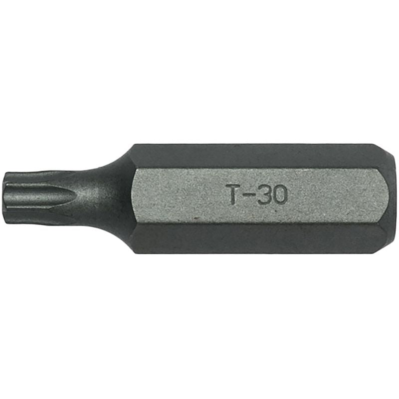 Teng 10mm Hex Drive Tx30 Cr-V Bit, 40mm long, chrome vanadium steel, ideal for various fastening tasks in tight spaces.