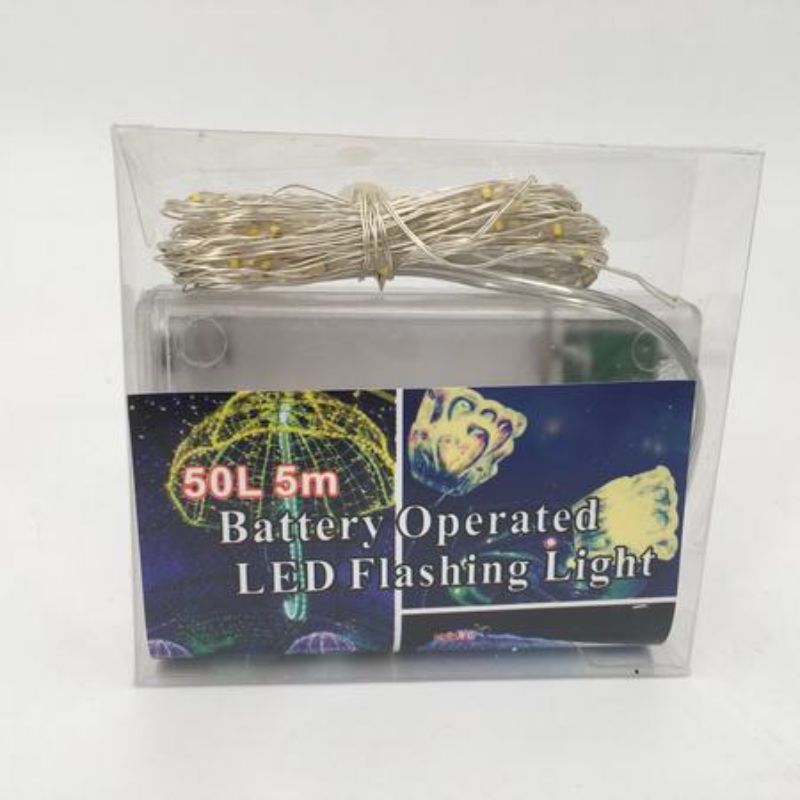 LED String Lights - 50heads 5m Warm White (12 Packs)
