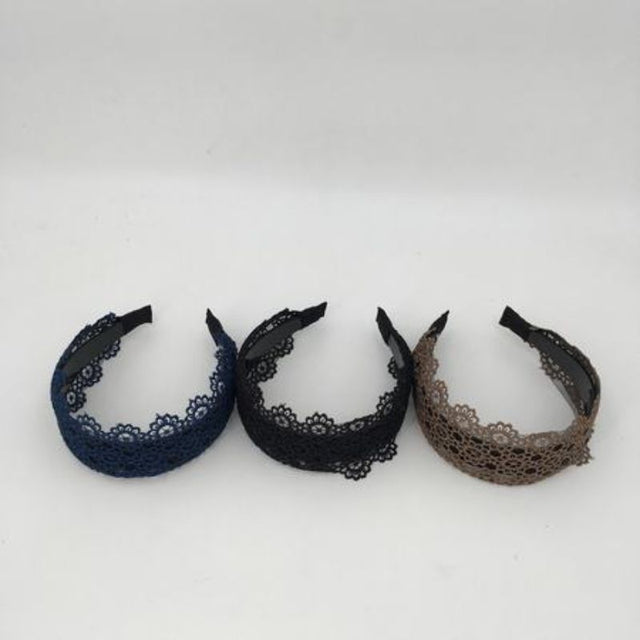 Set of 12 assorted hair bands in various colors, ideal for versatile styles without damaging hair. Perfect for all hair types.