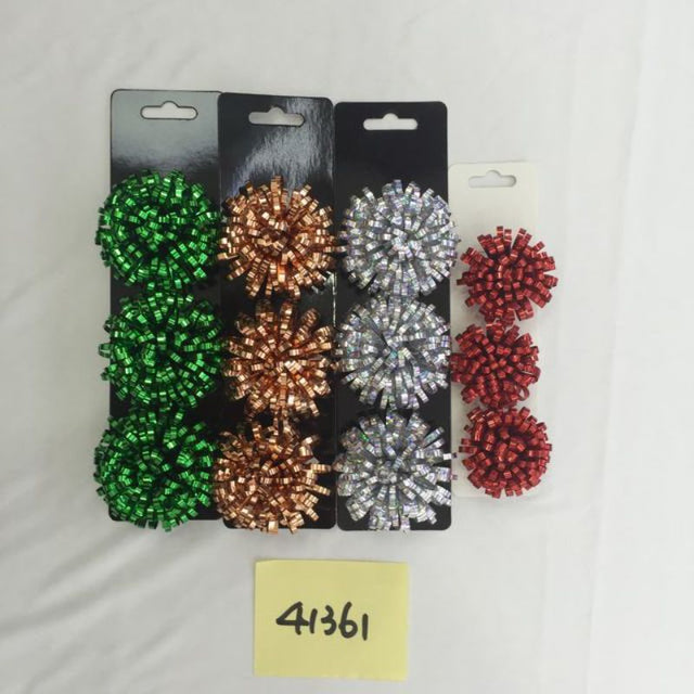 A vibrant set of 12 assorted ribbons in various colors and patterns, perfect for crafting and DIY projects.