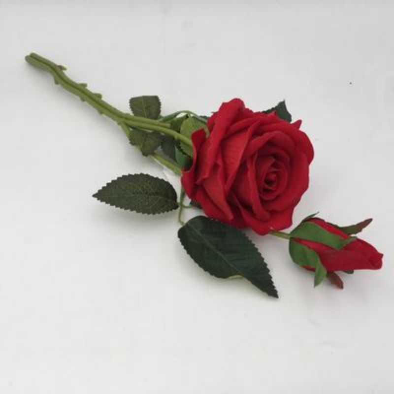 Set of 12 lifelike red artificial roses, perfect for elegant home decor and year-round beauty without maintenance.