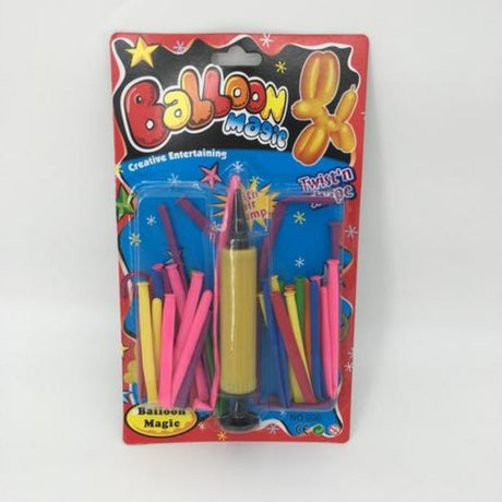 Vibrant set of 12 durable latex balloons with handy pump, perfect for any celebration decoration.