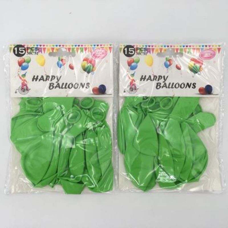 Light green 12" balloons pack of 180, perfect for celebrations, birthdays, and events, with high-quality latex.